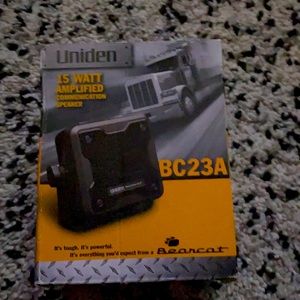 Uniden 15 watt amplified comm speaker